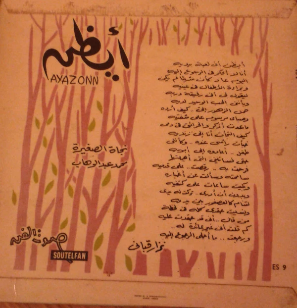 نجاة الصغيرة - أيظن (7") - Image 2