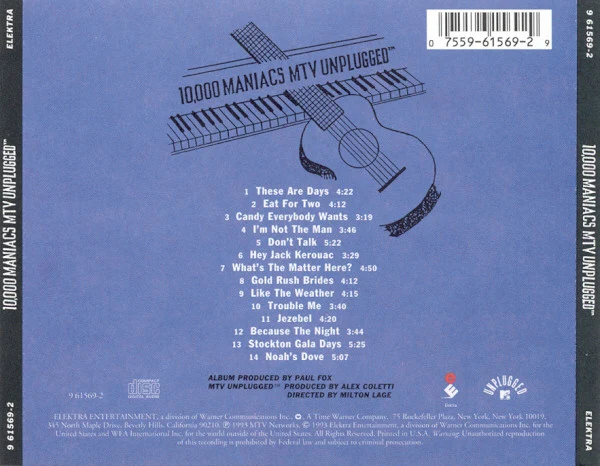10,000 Maniacs - MTV Unplugged (CD, Album) - Image 2