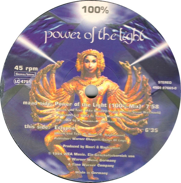 100% - Power Of The Light (12") - Image 2
