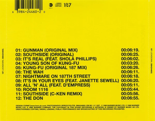 187 Lockdown - 187 (CD, Album) - Image 2