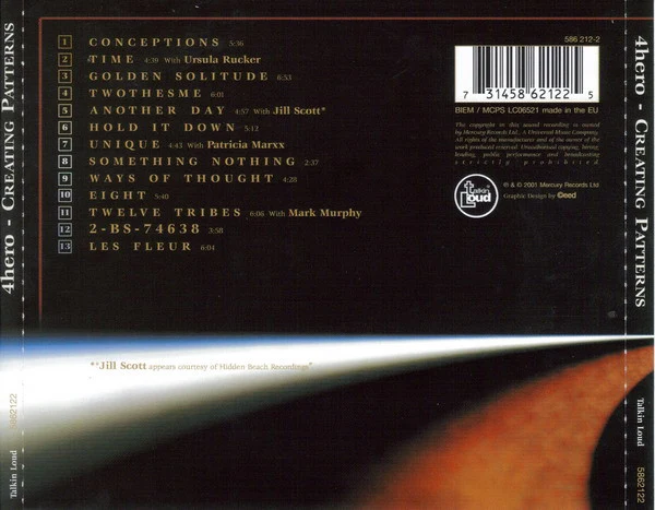 4 Hero - Creating Patterns (CD, Album) - Image 2