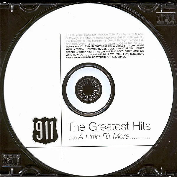 911 (4) - The Greatest Hits And A Little Bit More.......... (CD, Album, Comp) - Image 3