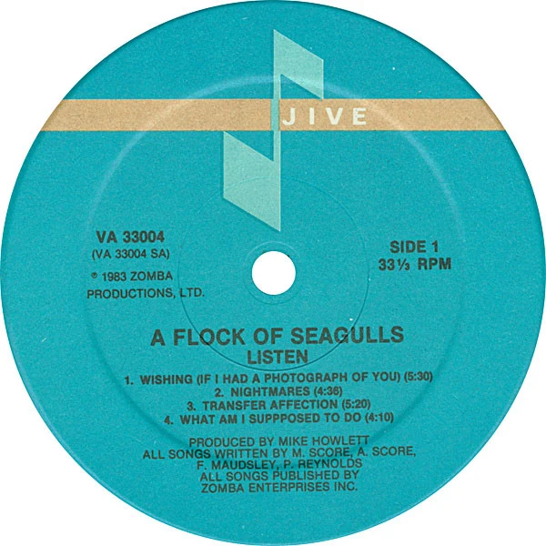 A Flock Of Seagulls - Listen (LP, Album, Hau) - Image 3