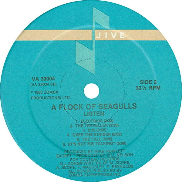A Flock Of Seagulls - Listen (LP, Album, Hau) - Image 4