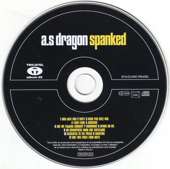 A.S Dragon - Spanked (CD) - Image 3