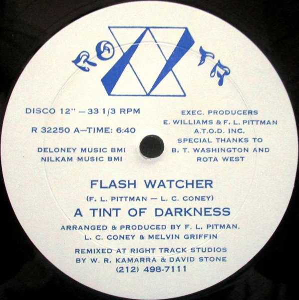 A Tint Of Darkness - Flash Watcher (12")
