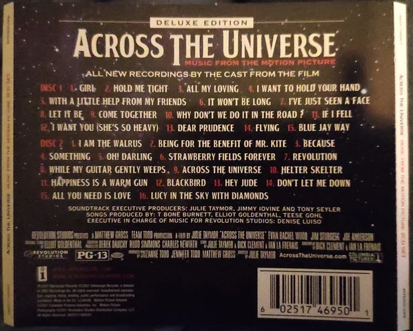 Across The Universe Cast - Across The Universe - Music From The Motion Picture (2xCD, Album, Dlx, Sta) - Image 2