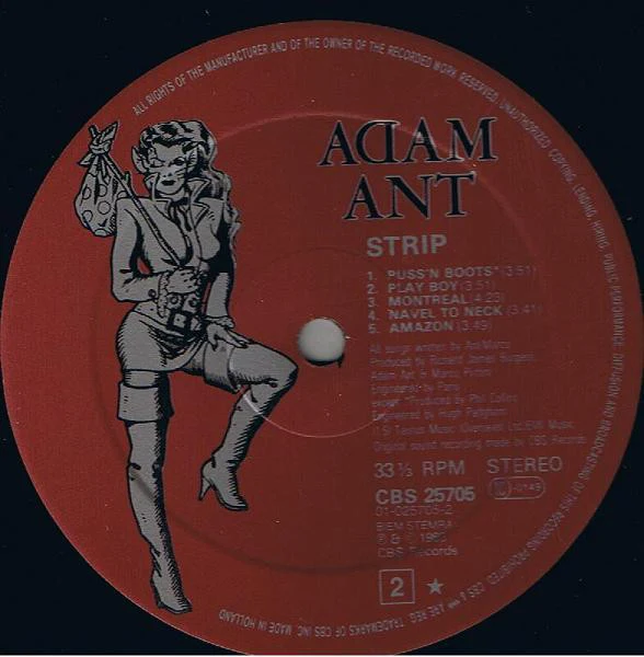 Adam Ant - Strip (LP, Album) - Image 3