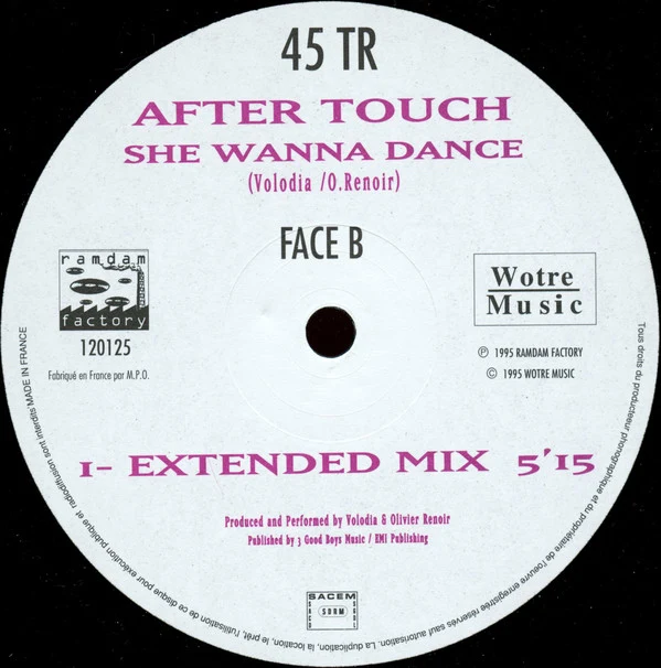 After Touch - She Wanna Dance (12") - Image 4