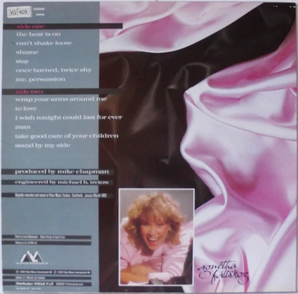 Agnetha Fältskog - Wrap Your Arms Around Me (LP, Album) - Image 2