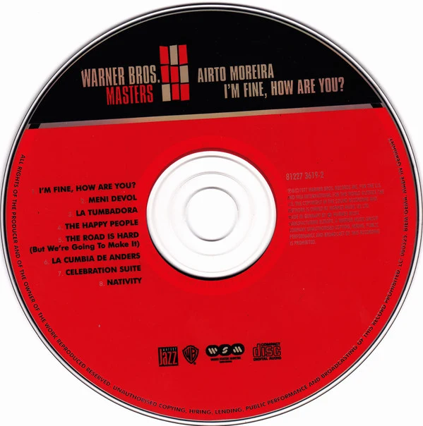 Airto* - I'm Fine, How Are You? (CD, Album, RE, RM, Dig) - Image 5