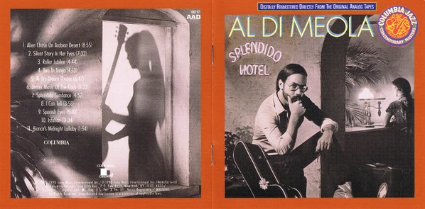 Al Di Meola - Splendido Hotel (CD, Album, RE, RM) - Image 4