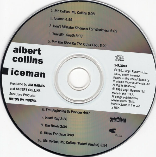 Albert Collins - Iceman (CD, Album) - Image 3