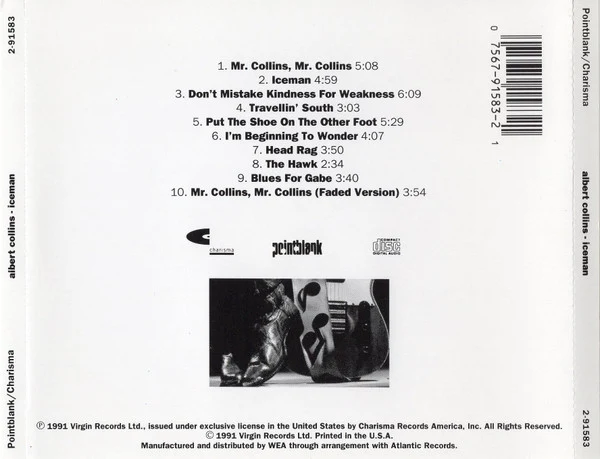 Albert Collins - Iceman (CD, Album) - Image 4