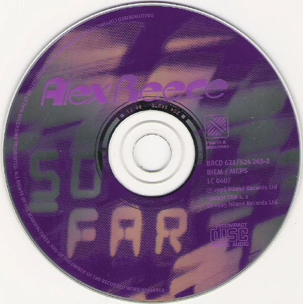 Alex Reece - So Far (CD, Album) - Image 4