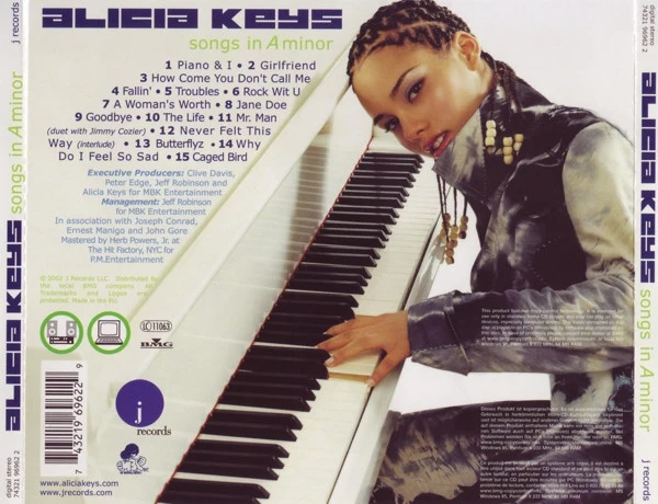 Alicia Keys - Songs In A Minor (CD, Copy Prot. + CD, Copy Prot., P/Mixed + Album, ) - Image 4