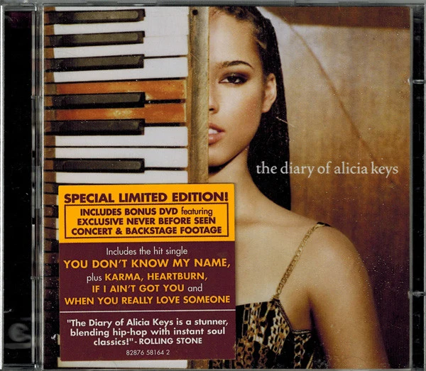 Alicia Keys - The Diary Of Alicia Keys (CD, Album, Copy Prot. + DVD-V, PAL + Ltd, S/Editio)