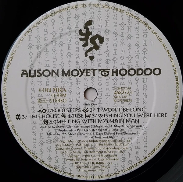 Alison Moyet - Hoodoo (LP, Album) - Image 3