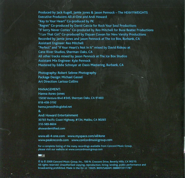 All-4-One - No Regrets (CD, Album) - Image 4