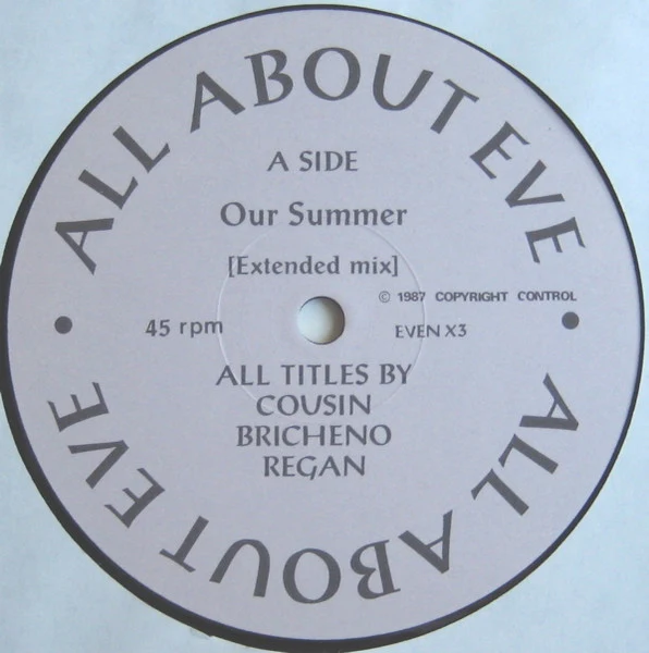 All About Eve - Our Summer (12", Single) - Image 3