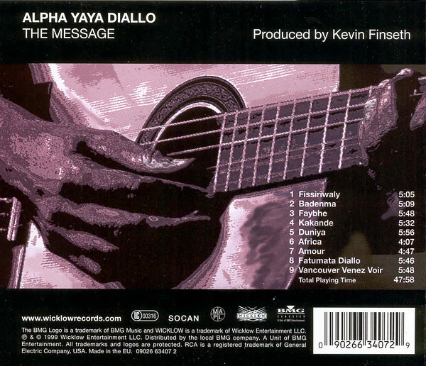 Alpha Yaya Diallo - The Message (CD, Album) - Image 3