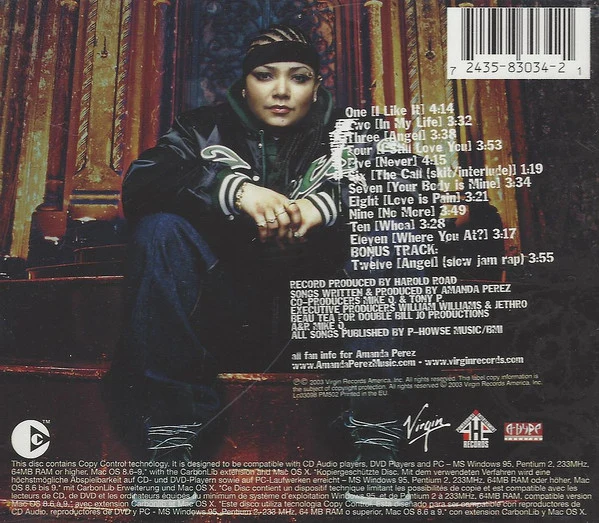 Amanda Perez - Angel (CD, Album, Copy Prot.) - Image 2