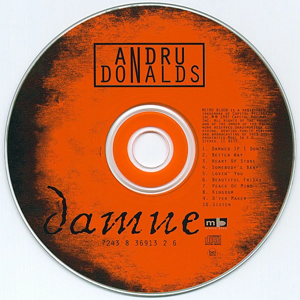Andru Donalds - Damned If I Don't (CD, Album) - Image 3
