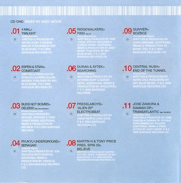 Andy Moor - Baroque In Session 02 (CD, Shape, Mixed + CD, Comp) - Image 2
