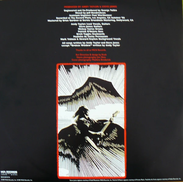 Andy Taylor - Thunder (LP, Album) - Image 4