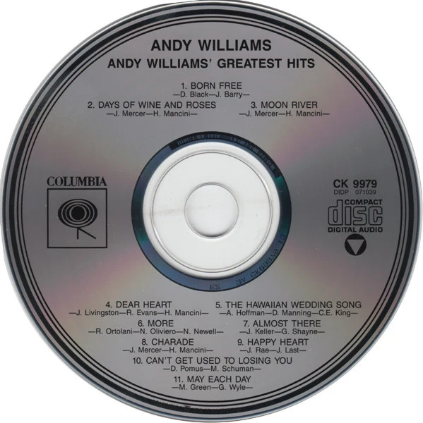 Andy Williams - Andy Williams' Greatest Hits (CD, Comp) - Image 3