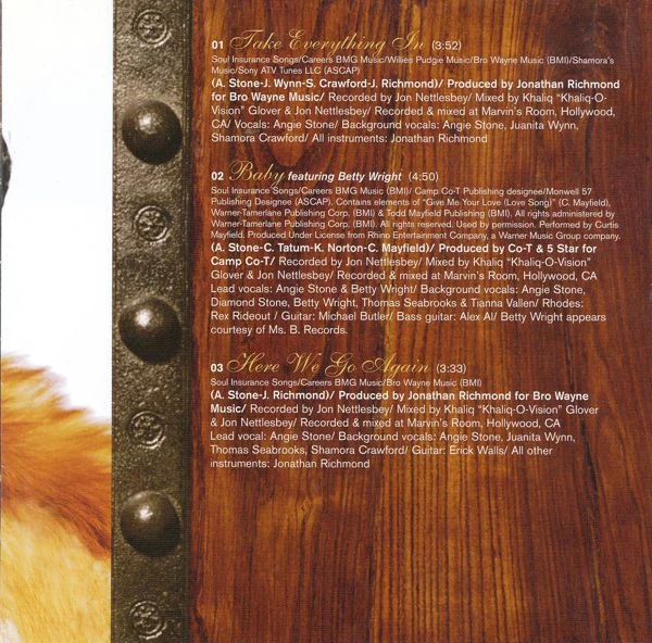 Angie Stone - The Art Of Love & War (CD, Album) - Image 5