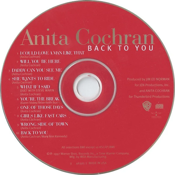 Anita Cochran - Back To You (CD, Album) - Image 3