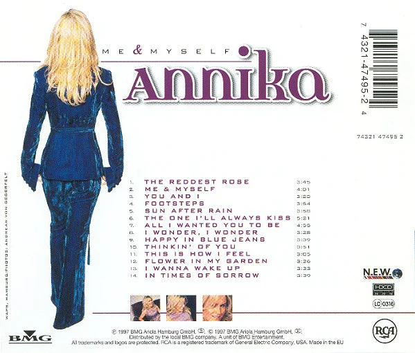 Annika - Me & Myself (HDCD, Album) - Image 2