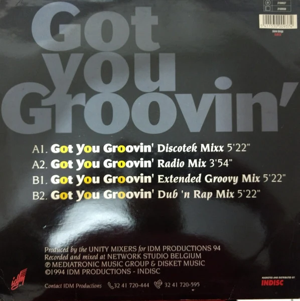 Apotheosis - Got You Groovin' (12") - Image 2