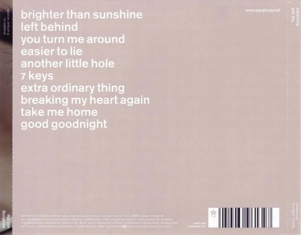 Aqualung - Still Life (CD, Album) - Image 2