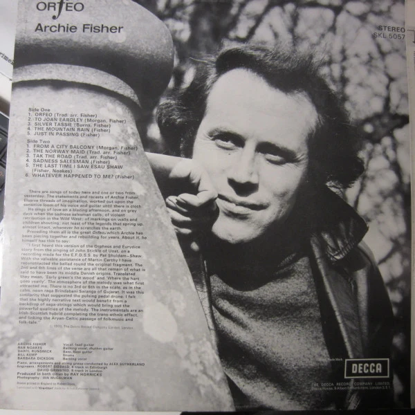 Archie Fisher - Orfeo (LP) - Image 4