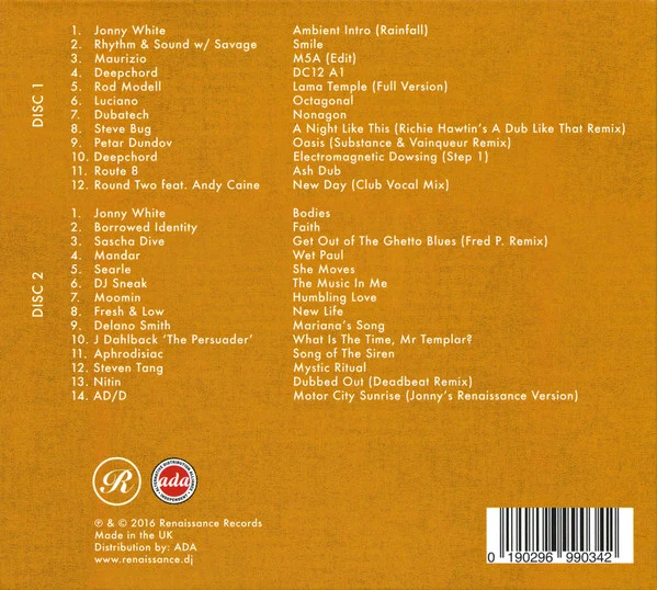 Art Department (2) - Renaissance: The Mix Collection (2xCD, Mixed) - Image 2