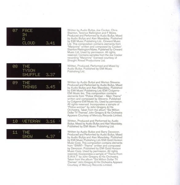 Audio Bullys - Ego War (CD, Album) - Image 5