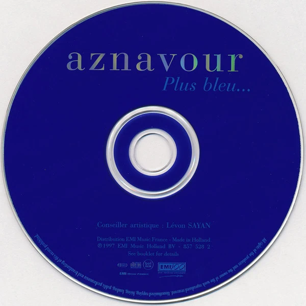 Aznavour* - Plus Bleu ... (CD, Album) - Image 3