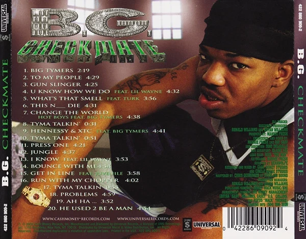 B.G. - Checkmate (CD, Album) - Image 2
