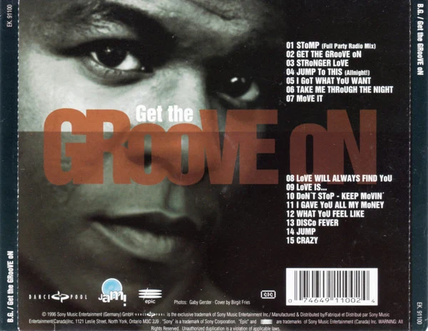 B.G. The Prince Of Rap - Get The Groove On (CD, Album) - Image 2