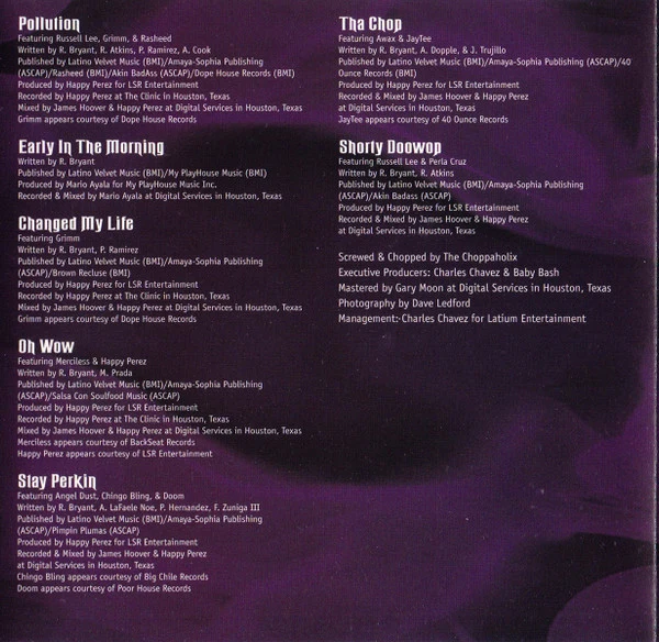 Baby Bash - Tha Smokin' Nephew (Screwed & Chopped) (CD, Album) - Image 5