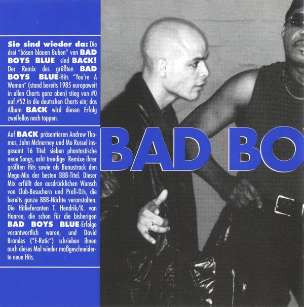 Bad Boys Blue - Back (CD, Album) - Image 5