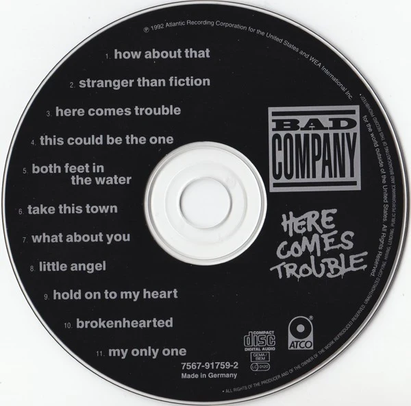 Bad Company (3) - Here Comes Trouble (CD, Album) - Image 4