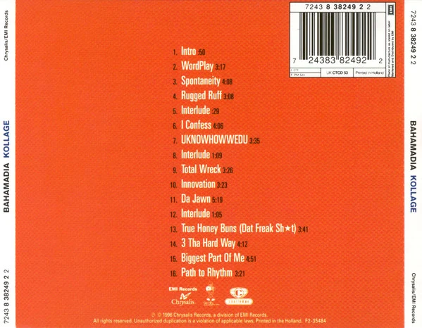 Bahamadia - Kollage (CD, Album) - Image 2