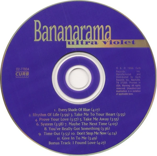 Bananarama - Ultra Violet (CD, Album) - Image 3