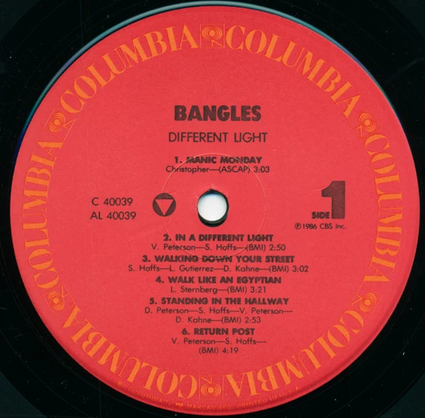 Bangles - Different Light (LP, Album, RCA) - Image 3
