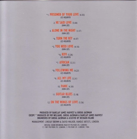 Barclay James Harvest - Face To Face (CD, Album) - Image 3