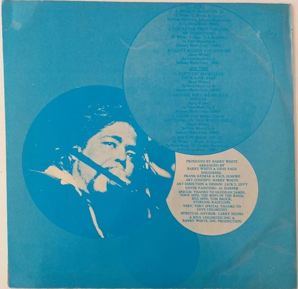 Barry White - Can't Get Enough (LP, Album) - Image 2