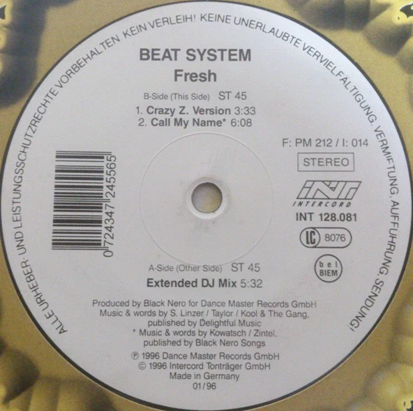 Beat System - Fresh (12") - Image 3